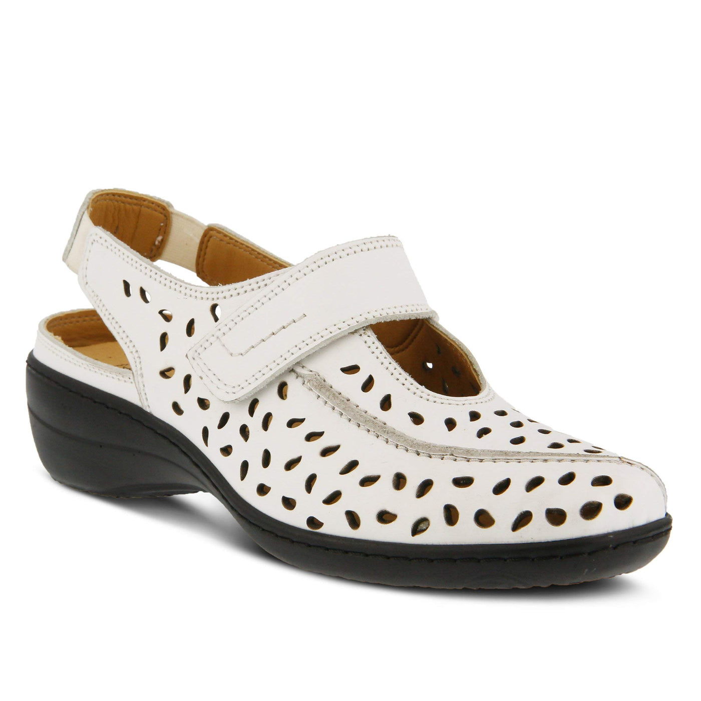 Spring Step Fogo Sandals White 38 Euro (Women US 7