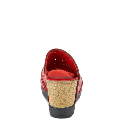 Spring Step Women's Fusawedge Wedge Sandal Red EU 36 / US 5.5-6