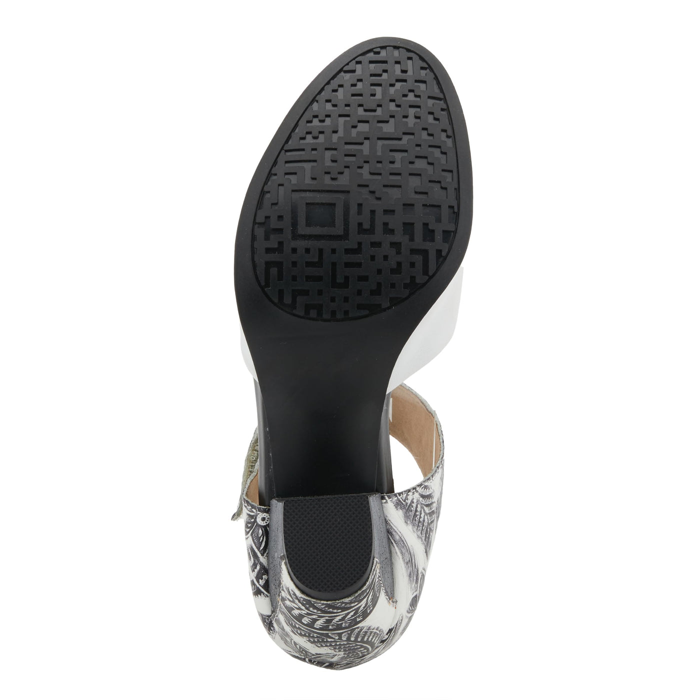 Spring Step L'Artiste Women's Toolie Mary Jane Heeled Shoe Off White Multi EU 41/9.5-10