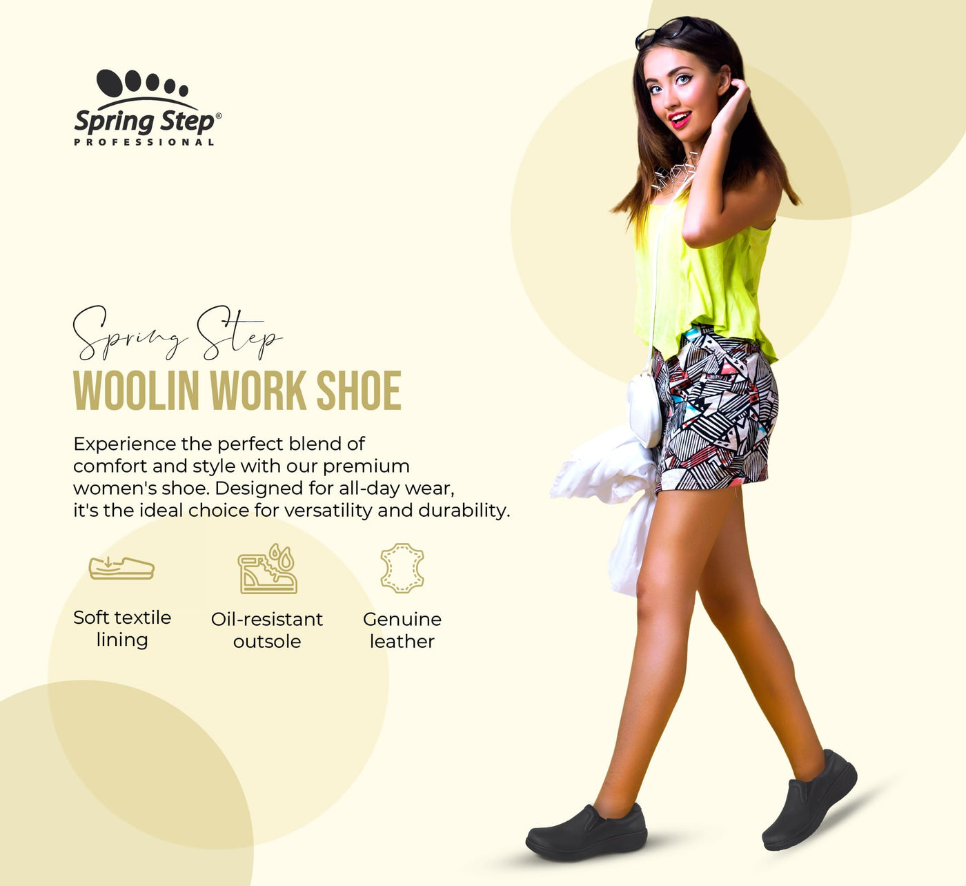 Spring Step Women's Woolin Work Shoe