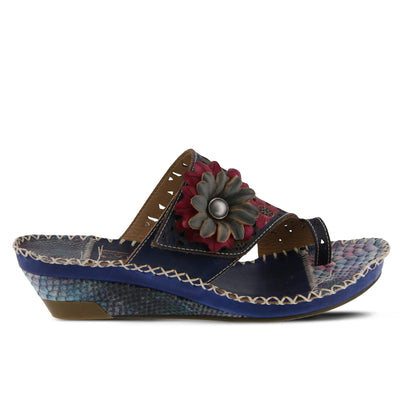 Spring Step L'Artiste Women's Vardi Slide Sandal Blue EU 35 / US 5