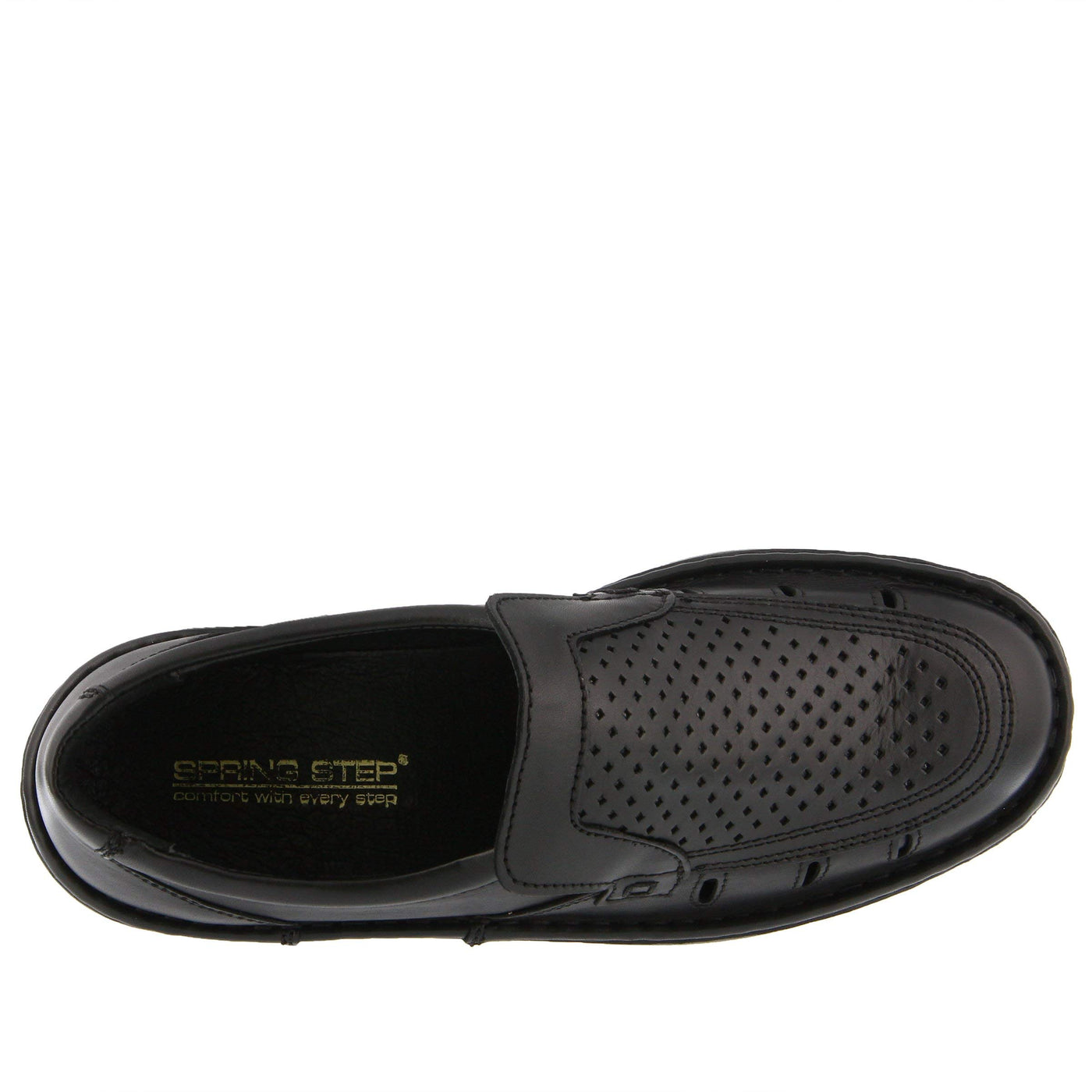 Spring Step Men's Apollo Loafer Flat, Black, 10.5-11