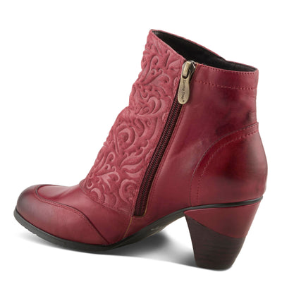 L’Artiste by Spring Step Women's Belgard Ankle Bootie, Bordeaux, 40 EU/9 M US