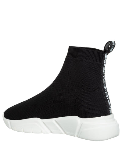 Love Moschino Women high-top Sneakers Black 8 US