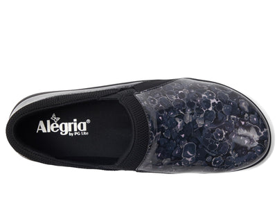 Alegria Duette - Stylish and Supportive Women's Nursing Shoe for All-Day Comfort - Nursing and Healthcare Professionals Poppy Pop Black Comfort Vegan Sporty Slip On Nurses Clog Shoes 10.5-11 M US