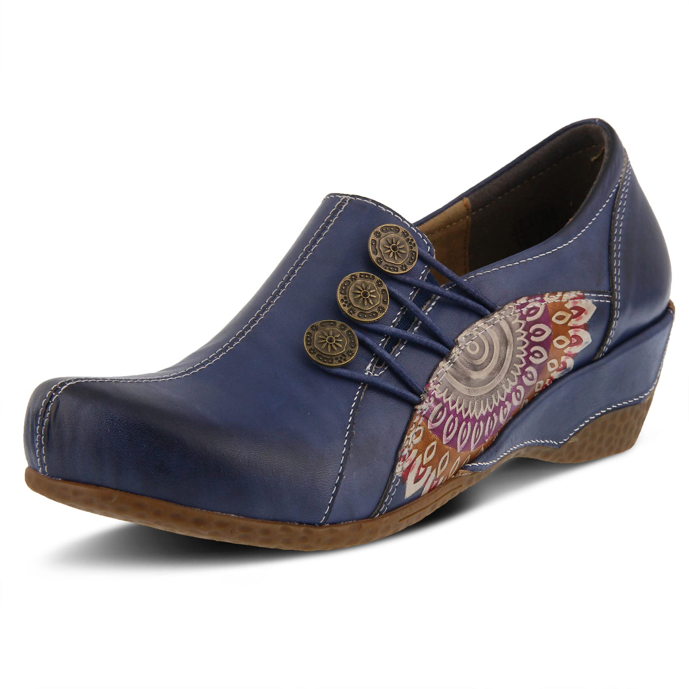L'Artiste by Spring Step Agacia Blue EU 37 (US Women's 6.5-7) M