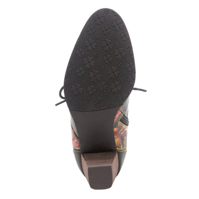 Spring Step L'Artiste Women's Harmonia Bootie Black Multi EU 38 / US 7.5-8