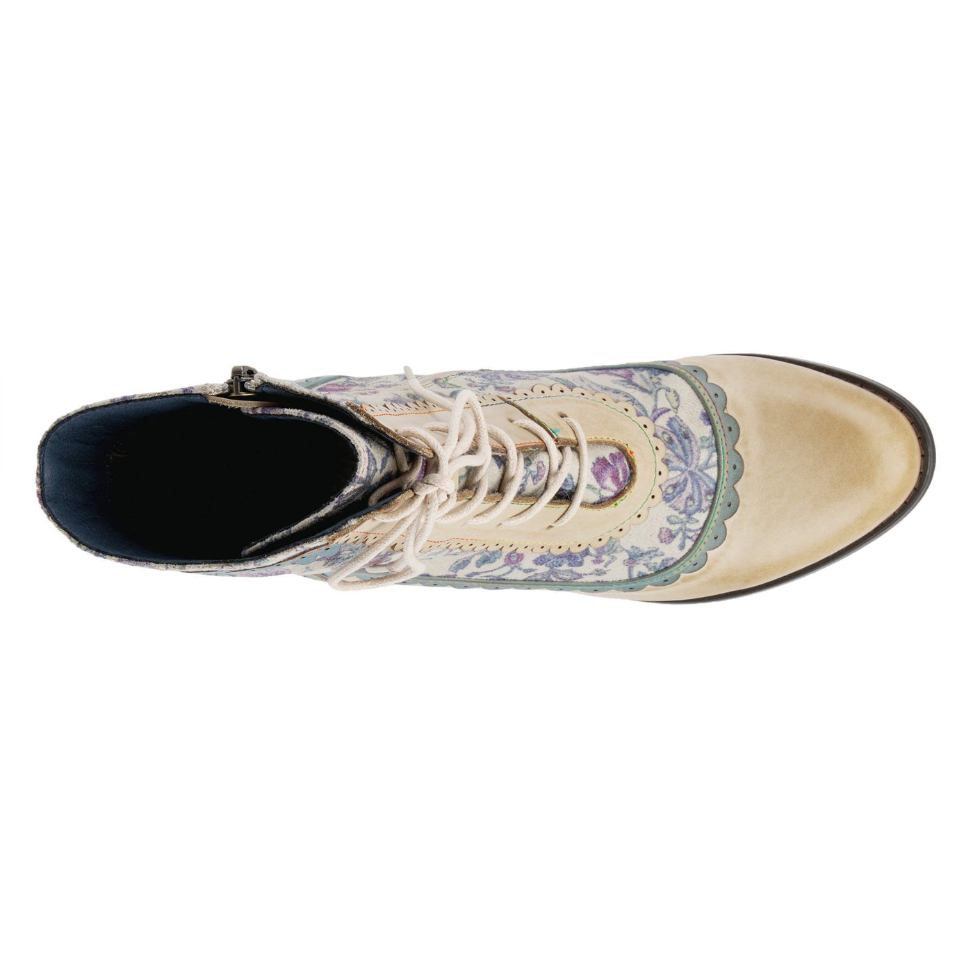Spring Step L'Artiste Women's Bewitch-Flora Slip-on Shoe Beige Multi EU 36 / US 5.5-6