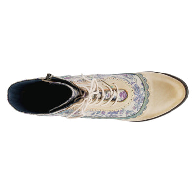 Spring Step L'Artiste Women's Bewitch-Flora Slip-on Shoe Beige Multi EU 36 / US 5.5-6