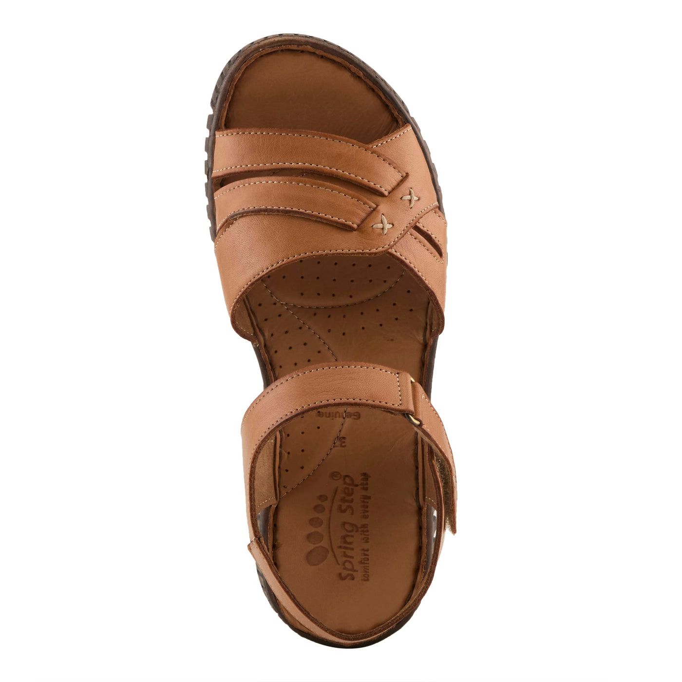 Spring Step Women's Nochella Sandal, Camel, 5.5-6