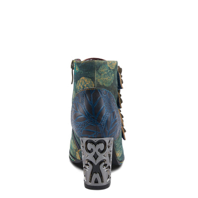 Spring Step L'Artiste Ivyisla Women's Versatile Shootie - Perfect with Leggings, Socks, or Barefoot, Chic & Comfortable Booties Green Multi EU 41 / US 9.5-10