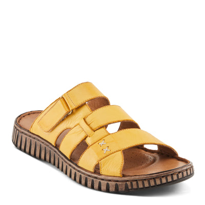 Spring Step Women's Olly Sandal, Mustard, 6.5-7