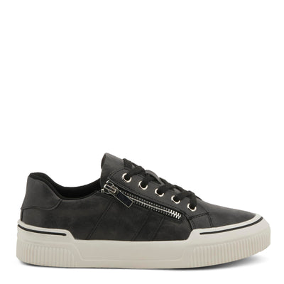 PATRIZIA Women's DARAH Fashion Sneakers with Functional Zipper, Lace Keeper, and Comfortable Fit