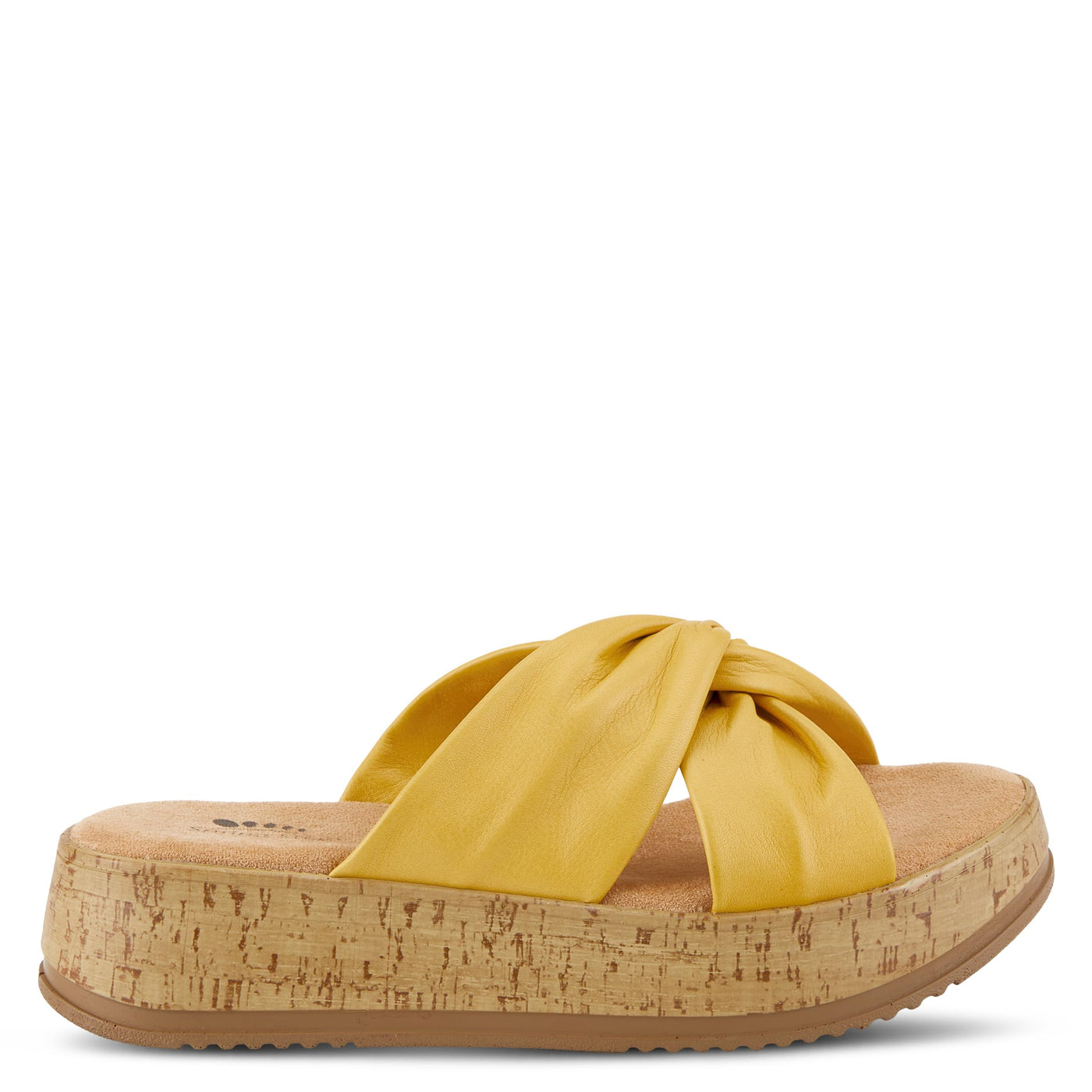 Spring Step Women's EBOSIA Slide Sandal Yellow EU 37/6.5-7
