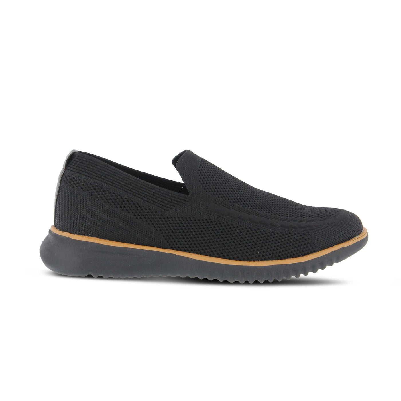 Spring Step Anders Mens Slip-On Shoes - Comfortable Loafer Shoes with Full Length Insole - Lightweight Casual Loafers for Men - Black EU 44 / US 10.5-11
