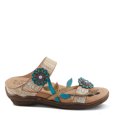 L'Artiste by Spring Step Women's Aymee Sandal, Beige Multi, 5.5-6