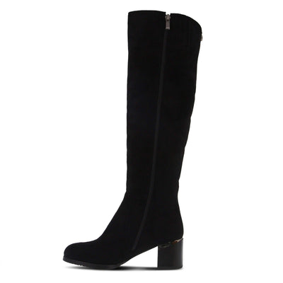 Azura by Spring Step womens Knee High Boot, Black, 8.5 US