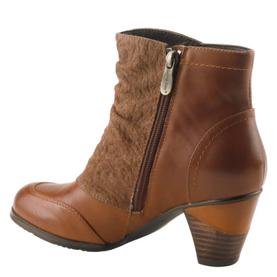 L�Artiste by Spring Step Women's Belgard Ankle Bootie, Brown, 42 EU/10.5-11 M US