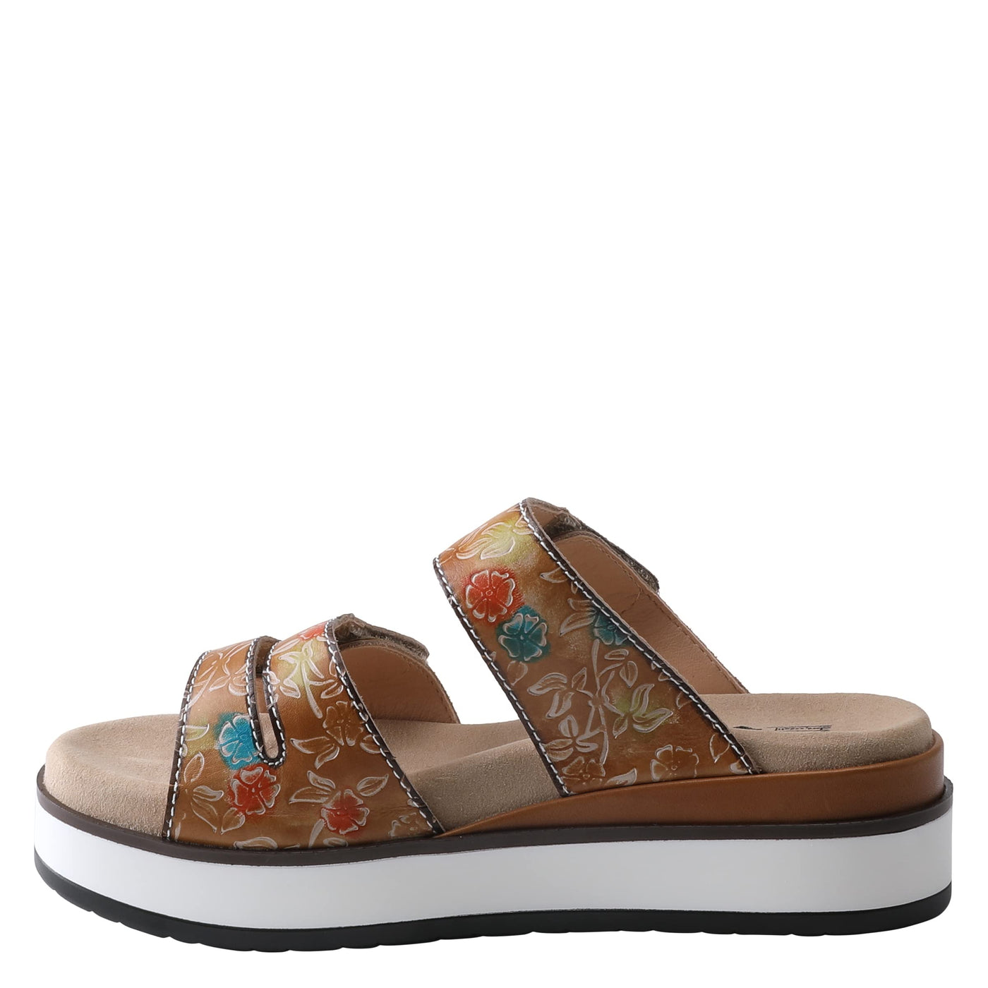 Spring Step L'Artiste Women's Dearest Slide Sandal Beige Multi EU 36 / US 5.5-6