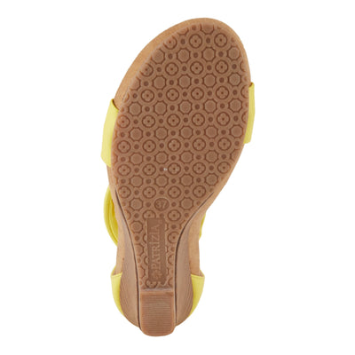 PATRIZIA Women's Begonia Wedge Sandal Yellow Multi EU 40 / US 9