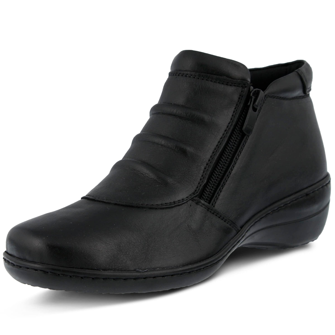 Spring Step Women's Briony Ankle Bootie, Black, 37 EU/6.5-7 M US