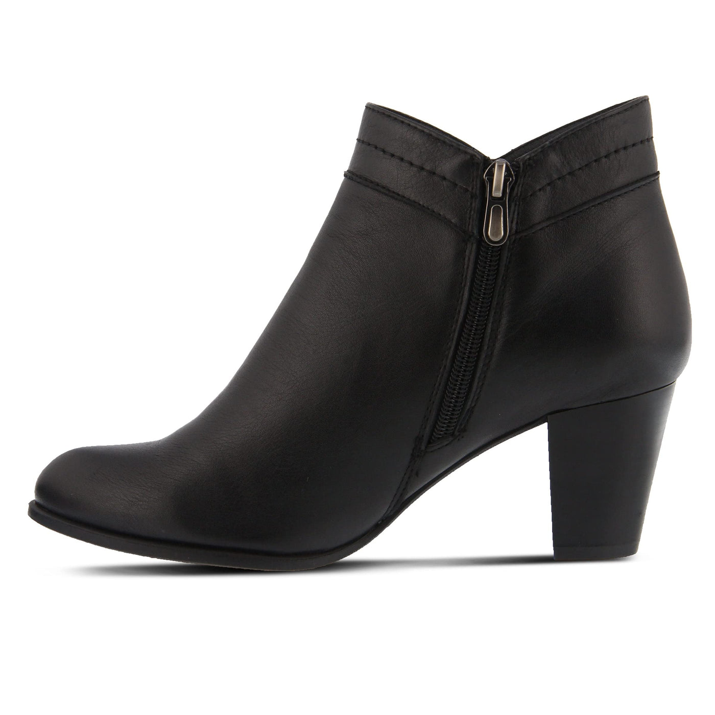 Spring Step womens Itilia Ankle Bootie, Black, 8.5 US