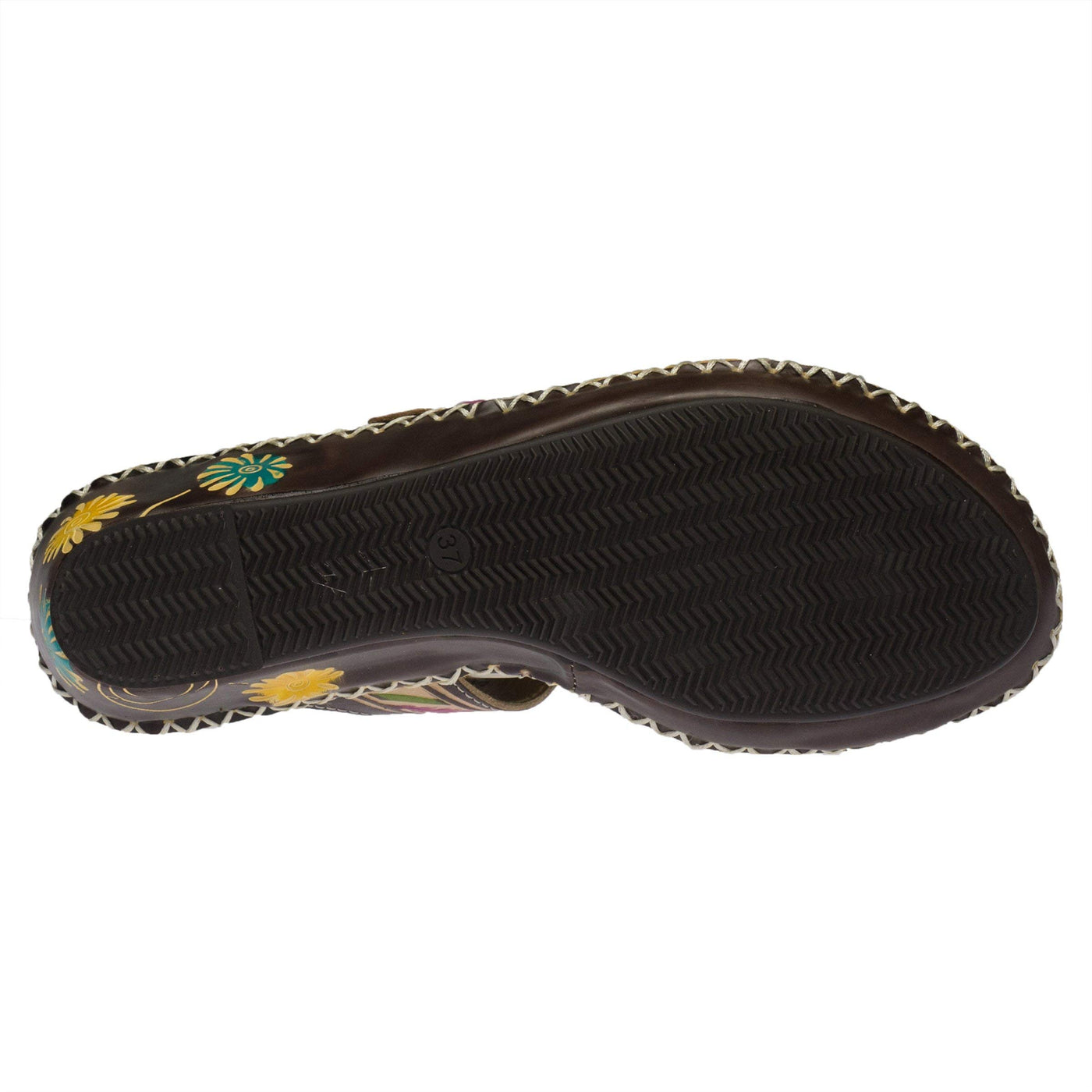 L'ARTISTE Women's Slide Sandal Santorini Brown 40