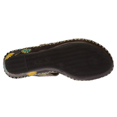 L'ARTISTE Women's Slide Sandal Santorini Brown 40