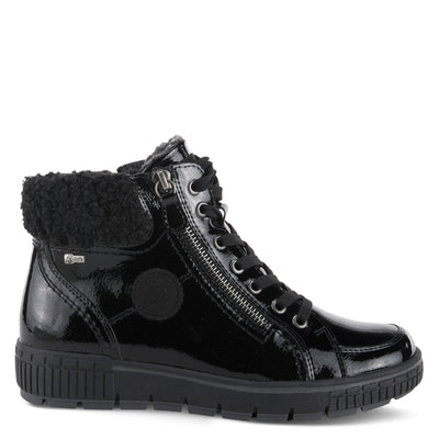 Spring Step Women's Alps Lace-Up Sneaker Black Patent EU 41 / US 9.5-10