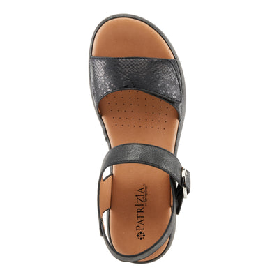 PATRIZIA Women's FINOLA Quarter Strap Platform Sandals Black EU 40 / US 9
