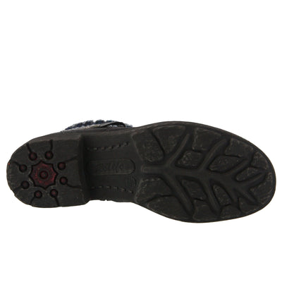 Spring Step Relife Citrine Boots for Women - Waterproof Ladies Shoes with Round Toe - Zipper Closure Ankle Boots for Womens