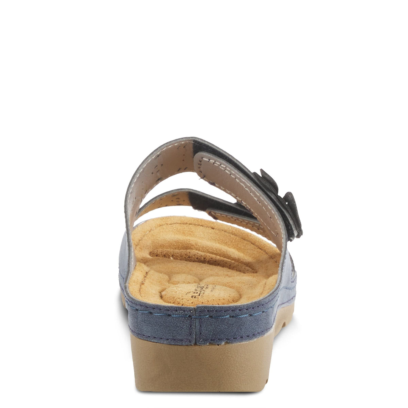 Flexus Women's Pamola Slingback Sandal Navy EU 38 / US 7.5-8
