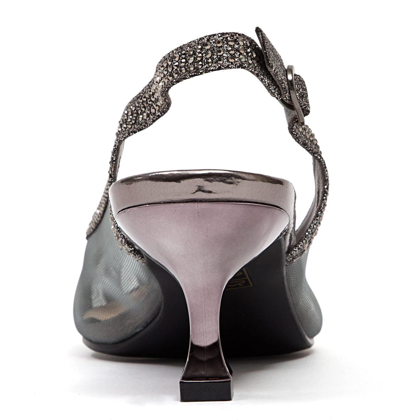 Ninety Union Macy Rhinestone Trimmed Sling Back, Pewter, 10