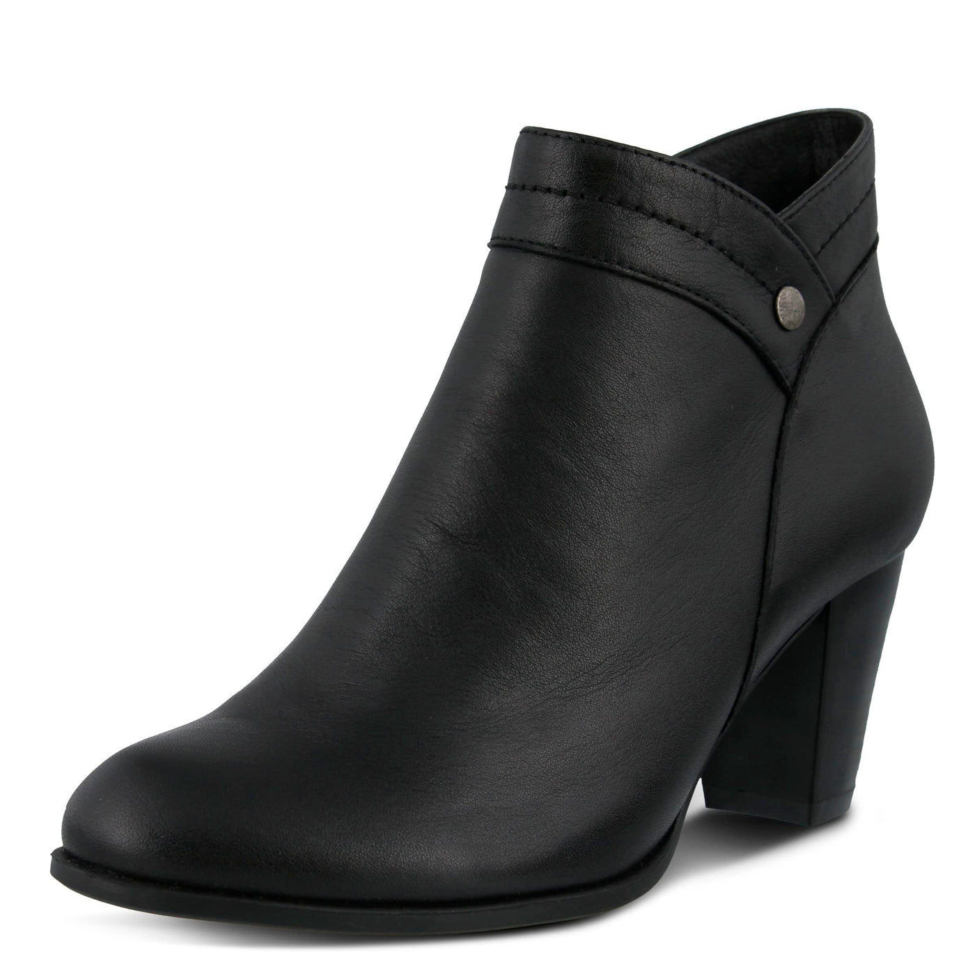 Spring Step womens Itilia Ankle Bootie, Black, 8.5 US
