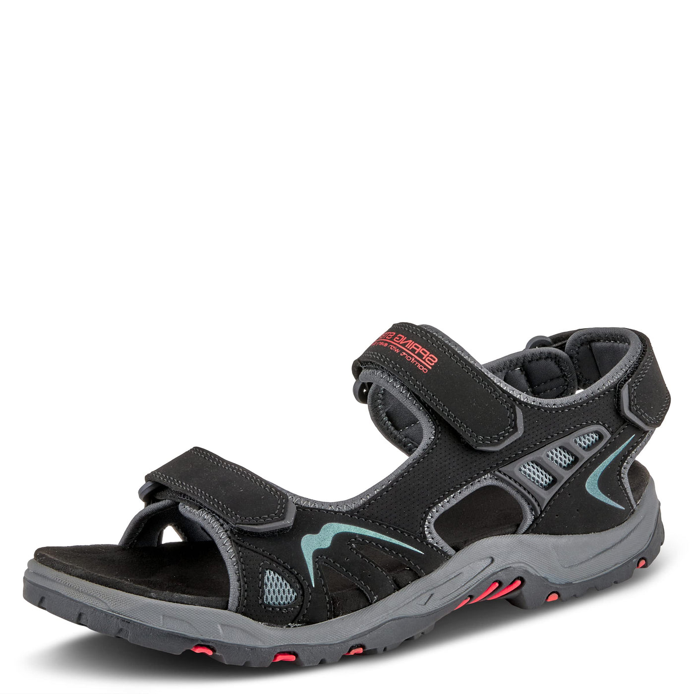 Spring Step Men's Cilo Sporty Sandal Black EU 43 / US 9.5-10