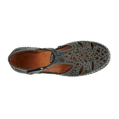 Spring Step Women's Irin T-Strap Shoe Black EU 38 / US 7.5-8