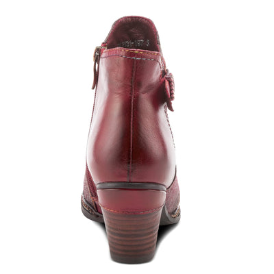 Spring Step L'Artiste Women's Captivate Leather Bootie Bordeaux Multi EU 39 / US 8.5