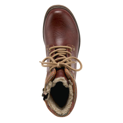 Spring Step Women's Marylee Combat Boot, Bordeaux, 37 M EU Medium EU (US 6.5 7 US)