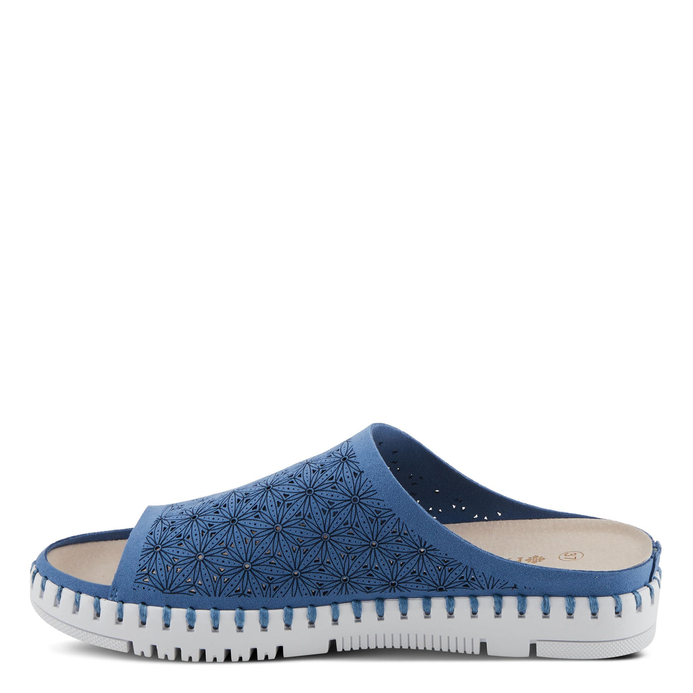 PATRIZIA Women's CANOPY Slide Flat Sandals Blue EU 39 / US 8.5