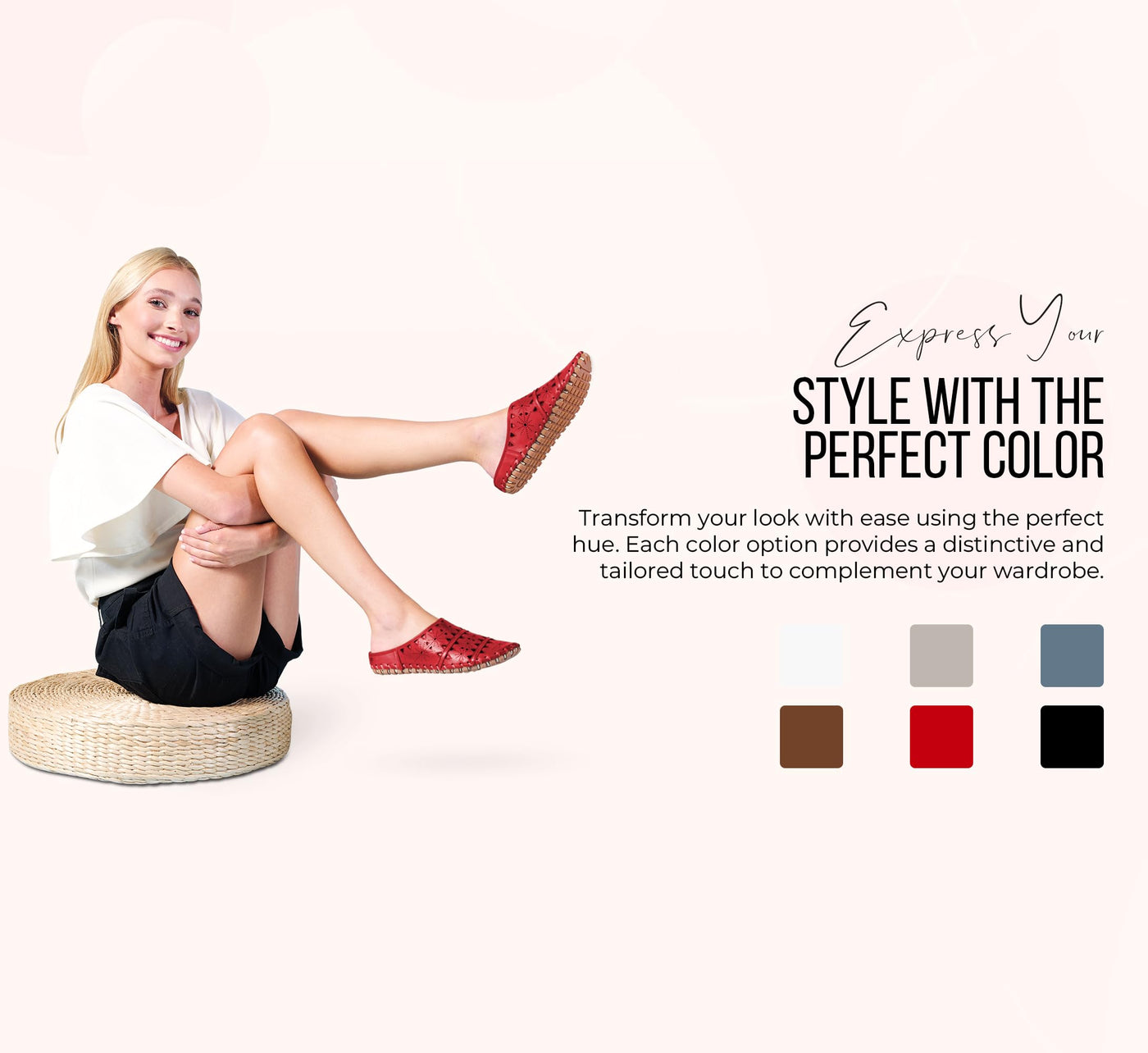 Spring Step Fusalide Slip-On Shoes for Womens - Comfortable Slip-On Shoes with Rubber Outsole - Casual Leather Clogs for Women