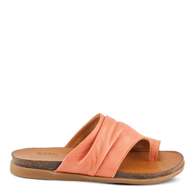 Spring Step Women's Bates Sandal, Coral, 6.5-7