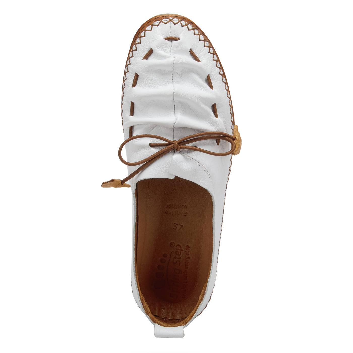 Spring Step Women's Berna Loafer, White, 10.5-11