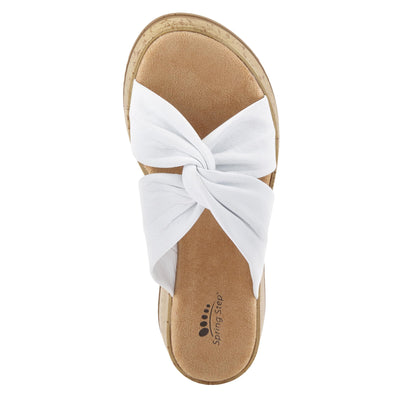 Spring Step Women's EBOSIA Slide Sandal White EU 40/9