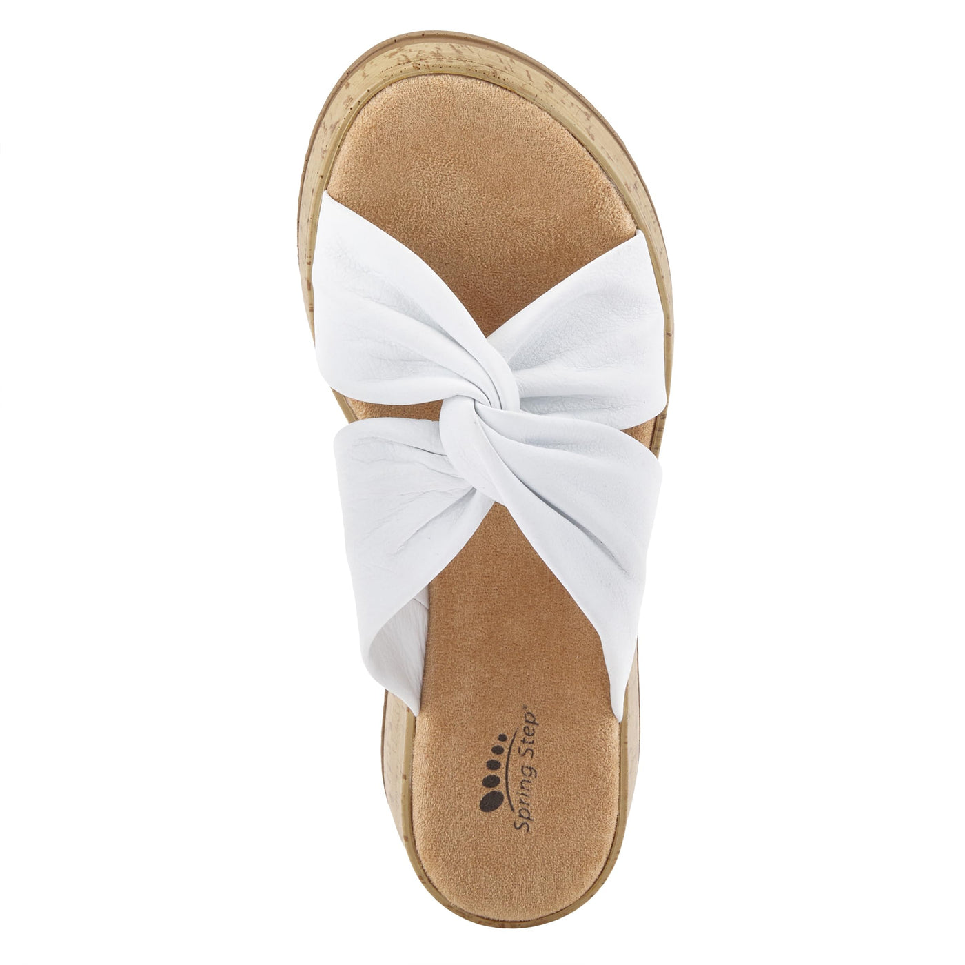 Spring Step Women's EBOSIA Slide Sandal White EU 37/6.5-7