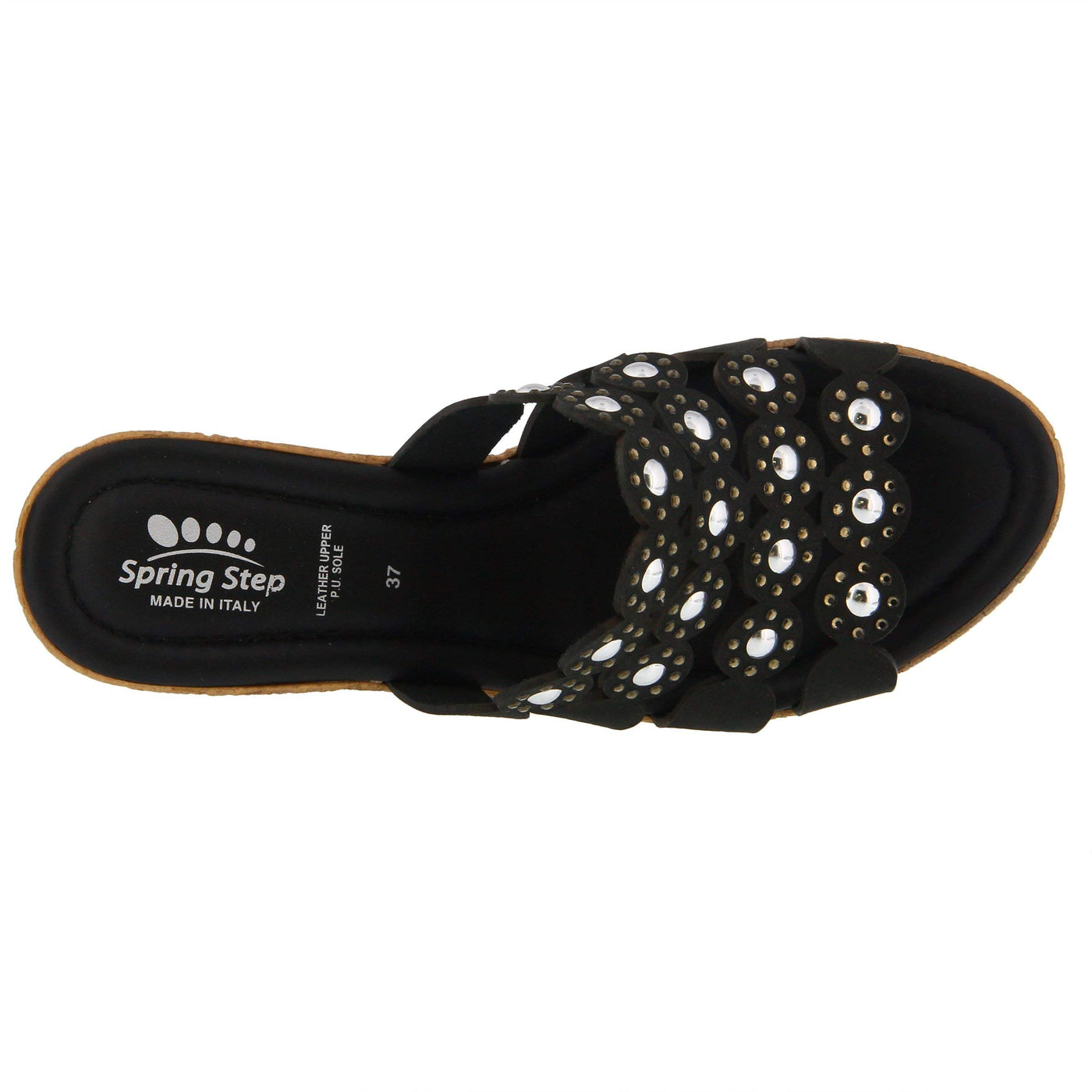 Spring Step womens ALISMA,Black Nubuck,5
