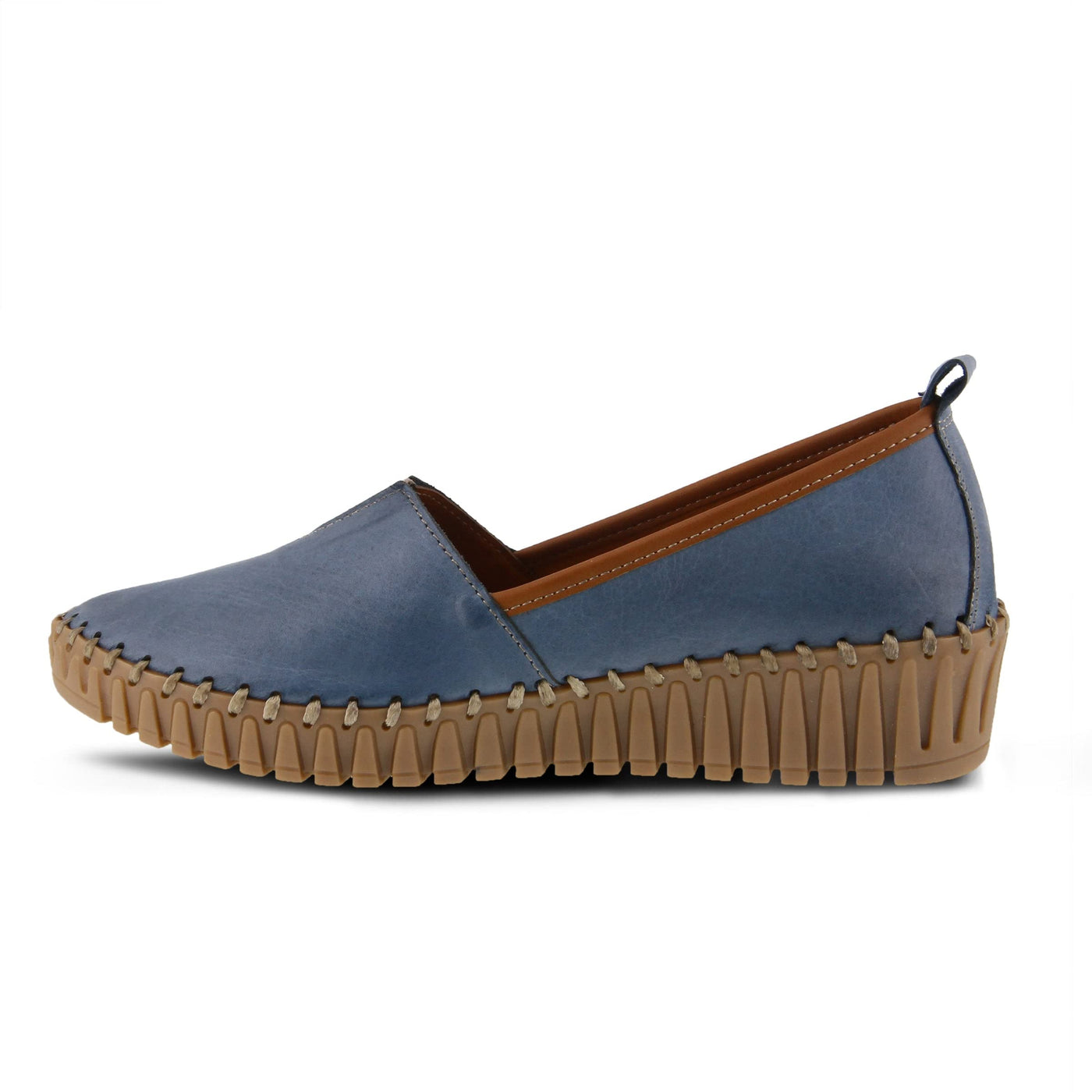 Spring Step Women's TISPEA Loafer Flat, Blue, 8.5