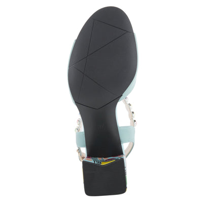 Azura Women's Legendary Slingback Sandal Blue EU 42 / US 10.5-11