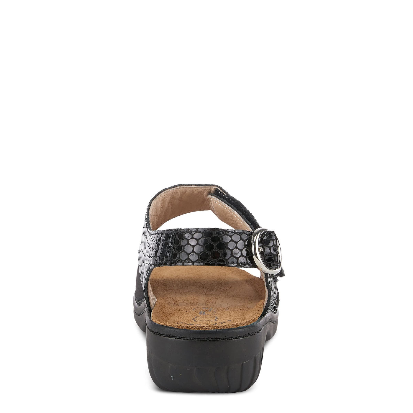 Spring Step Flexus Aksamala Sandals Black Patent 37 Euro (Wome