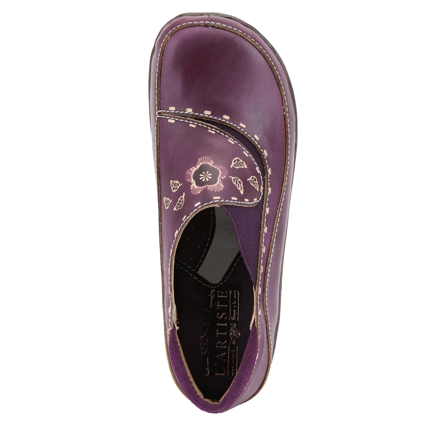 Spring Step L'Artiste Women's Burbank Slip-On Shoe Purple EU 39 / US 8.5
