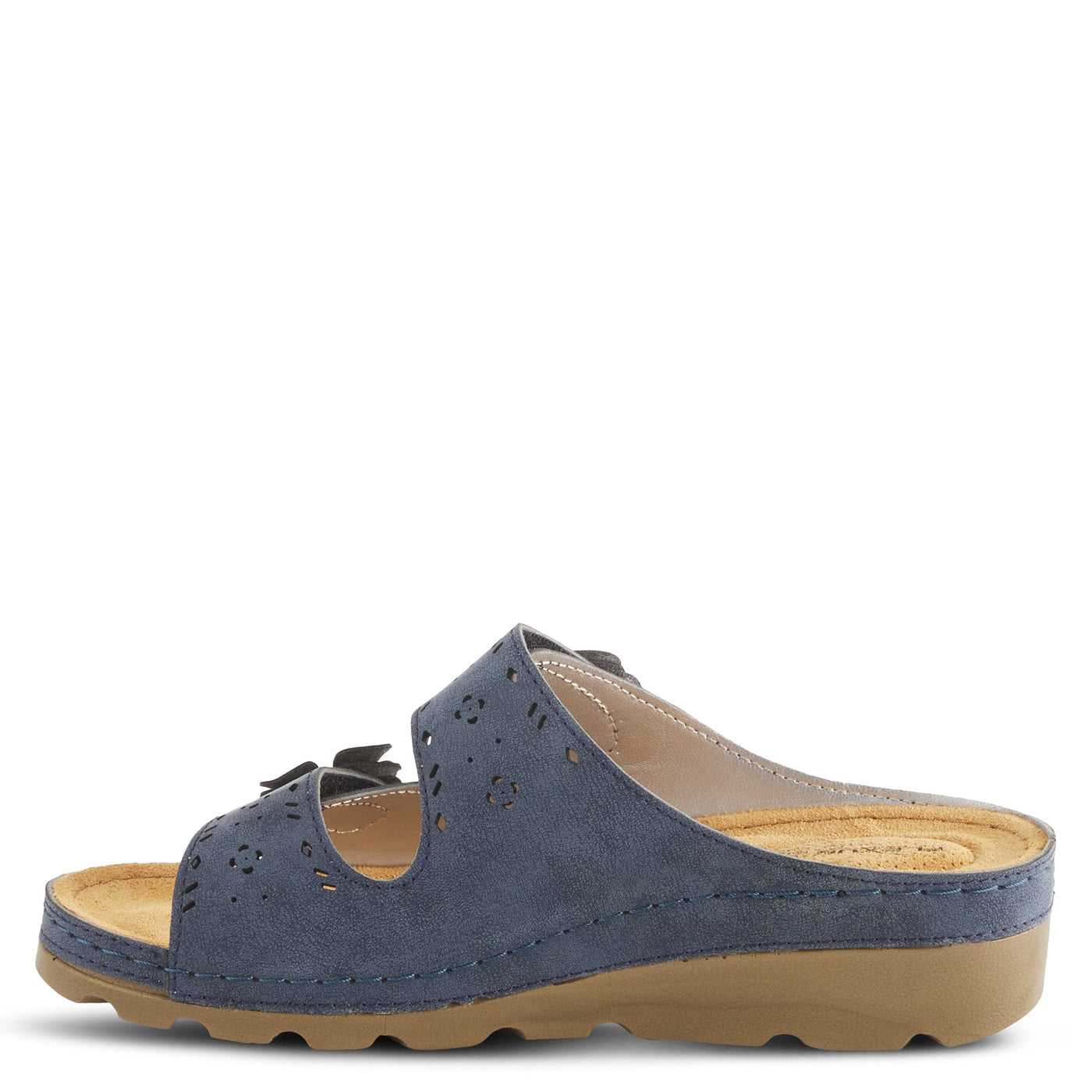 Flexus Women's Pamola Slingback Sandal Navy EU 38 / US 7.5-8